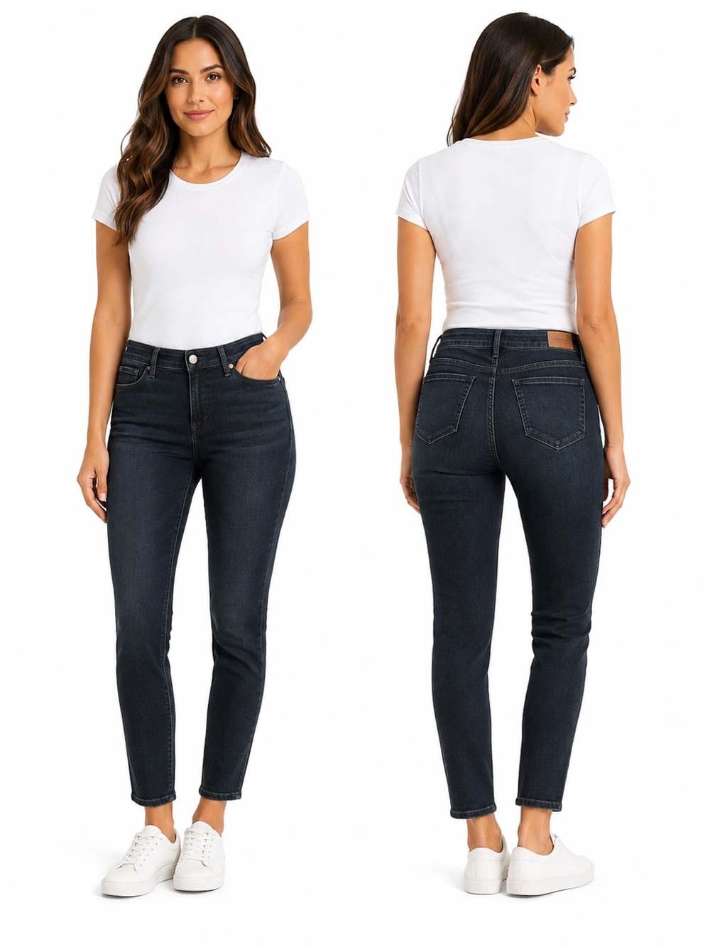 Treasure & Bond Midrise Dark Denim SkinnyJeans, Women’s Size 32